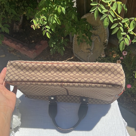 CELINE Macadam Pattern canvas computer ,travel or school bag.😍UNISEX. RARE - Picture 3 of 16